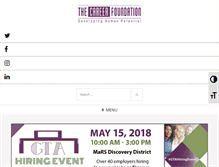 Tablet Screenshot of careerfoundation.com
